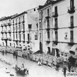 Filari di pasta a Via Roma a Gragnano