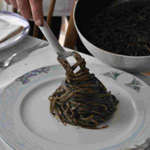 Ristorante Garibaldi Bacoli limguine al nero di seppia