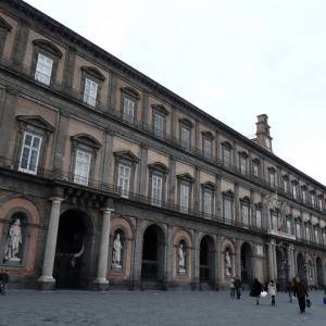 Palazzo reale, sede della Biblioteca Nazionale di Napoli