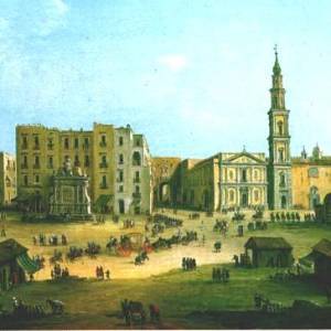 Piazza Mercato a Napoli come appariva nel 1799
