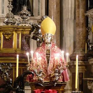 Il busto di San Gennaro