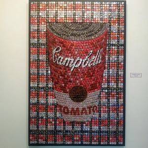 Campbell’s Tomato Soup, riproduzione di una celebre opera di Andy Warhol