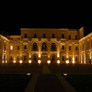 Il Belvedere di San Leucio di notte