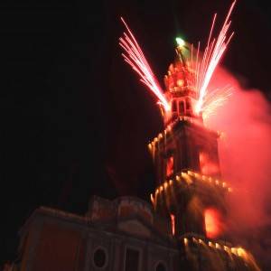 incendio campanile chiesa del carmine